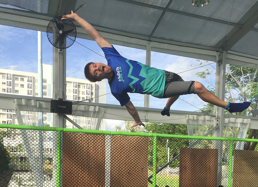 Greg Roe: Trampolin bukan Mainan | OTC Digest